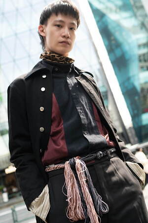 ハオさん - ナマチェコ(NAMACHEKO)、ドリス ヴァン ノッテン(DRIES VAN NOTEN)｜渋谷ストリートスナップ - 写真5