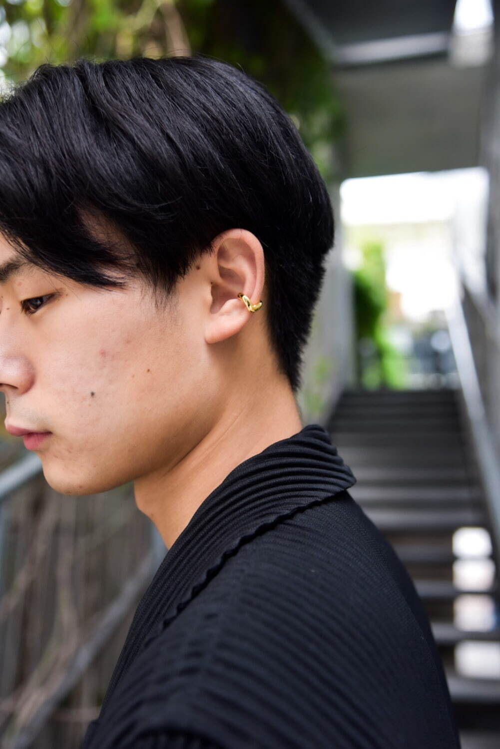 占部 雄飛さん - オム プリッセ イッセイ ミヤケ(HOMME PLISSÉ ISSEY MIYAKE)、ユニクロ ユー(Uniqlo U)｜渋谷ストリートスナップ - 写真5