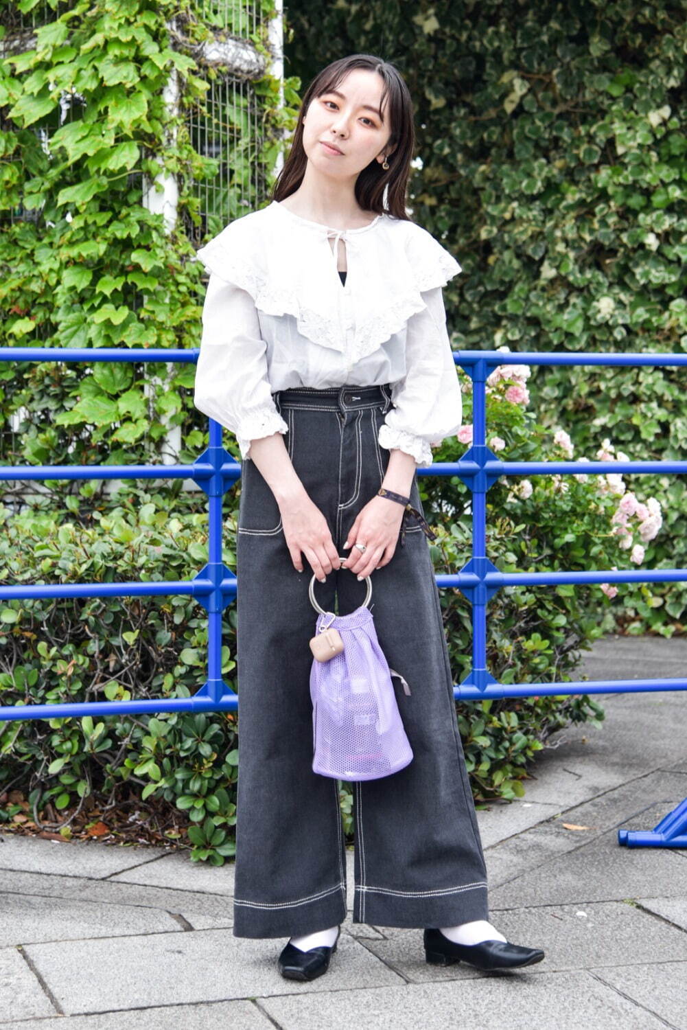 坂井 春菜さん - ビームス(BEAMS)、マウジー(MOUSSY)｜横浜ストリートスナップ - 写真1