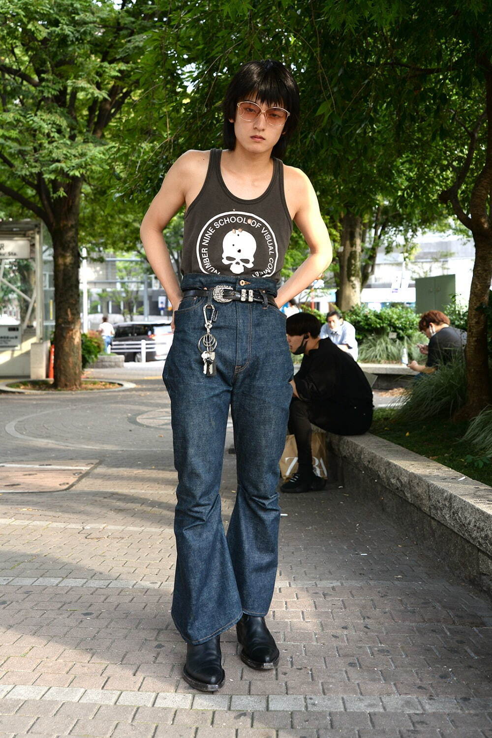 高橋 謙さん - ナンバーナイン(NUMBER (N)INE)、コウザブロウ(KOZABURO)｜渋谷ストリートスナップ - ファッションプレス