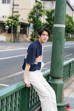 小笠原 颯さん - ラコステ(LACOSTE)、アー・ペー・セー(A.P.C.)｜渋谷ストリートスナップ9