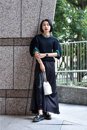 龍岩 凛さん - エイチ＆エム(H&M)、ザラ(ZARA)｜渋谷ストリートスナップ - 写真1