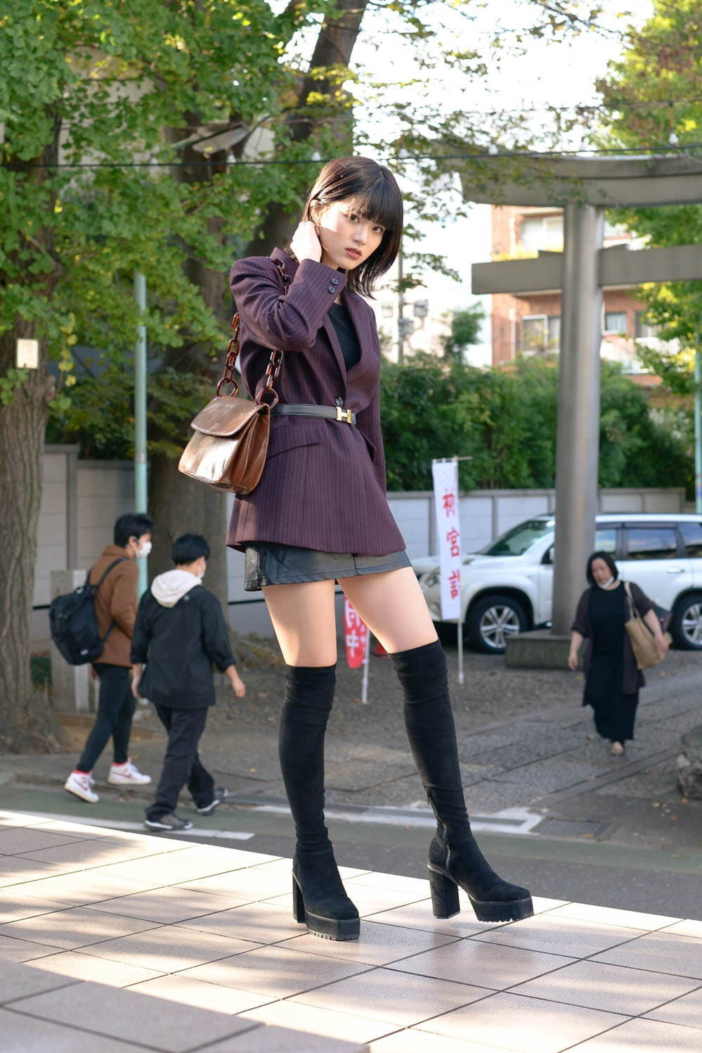 住吉 由羽さん - 古着(ユーズド)(USED)、プラダ(PRADA)｜渋谷ストリートスナップ1