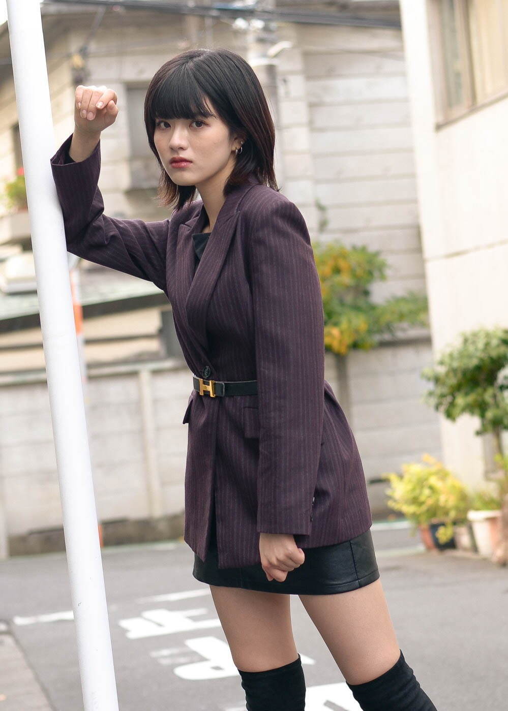 住吉 由羽さん - 古着(ユーズド)(USED)、プラダ(PRADA)｜渋谷ストリートスナップ2