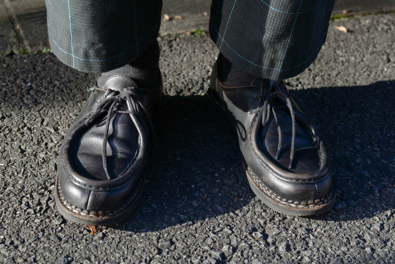 山内 浩太朗さん - サカイ(sacai)、パラブーツ(Paraboot)｜渋谷ストリートスナップ - 写真4