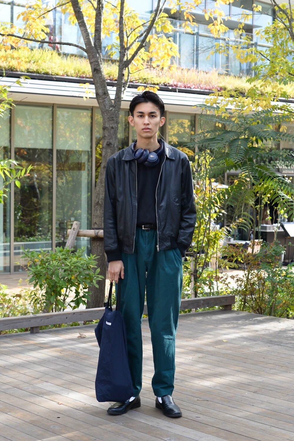 丸山 発揮さん - 古着(ユーズド)(USED)、ユニクロ ユー(Uniqlo U)｜渋谷ストリートスナップ - 写真1