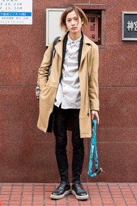 宮永 瑛人さん - 古着(ユーズド)(USED)、ギョーム ルミエール(GUILLAUME LEMIEL)｜原宿ストリートスナップ - 写真2