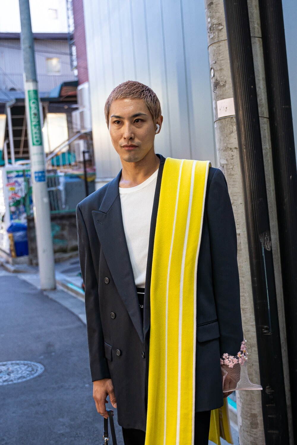 山中 健大さん - ザラ(ZARA)、ルイ・ヴィトン(LOUIS VUITTON)｜渋谷ストリートスナップ - 写真2