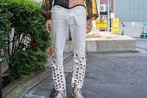 野本 悠太さん - コム デ ギャルソン(COMME des GARÇONS)、ヴィンテージ(vintage)｜渋谷ストリートスナップ - 写真4