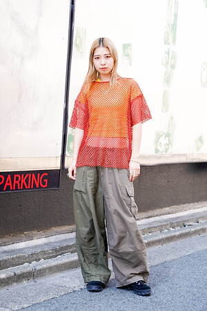 西垣 綾乃さん - レイ ビームス(Ray BEAMS)、ロサンゼルスアパレル(LOS ANGELES APPAREL)｜渋谷ストリートスナップ - 写真7