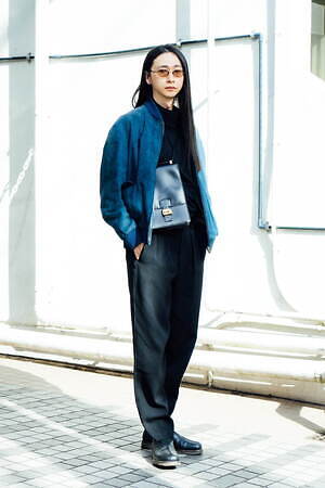 山下 翔平さん - ヴェルサーチェ(VERSACE)、古着(ユーズド)(USED)｜原宿ストリートスナップ - 写真2