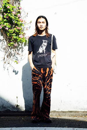 川村 歩さん - 古着(ユーズド)(USED)、キコ・コスタディノフ(KIKO KOSTADINOV)｜原宿ストリートスナップ - 写真1