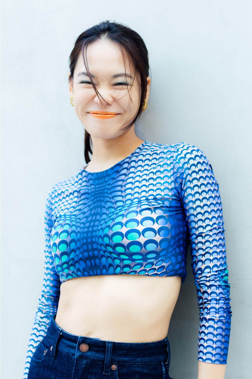 池田 莉子さん - マリーン セル(MARINE SERRE)、チャコット(Chacott)｜渋谷ストリートスナップ - 写真5