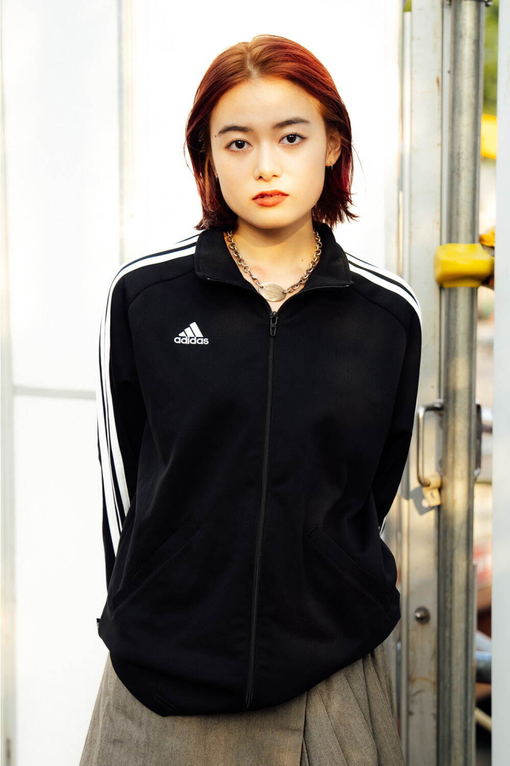 奈良 歩実さん - アディダス(adidas)、古着(ユーズド)(USED)｜原宿ストリートスナップ - 写真3