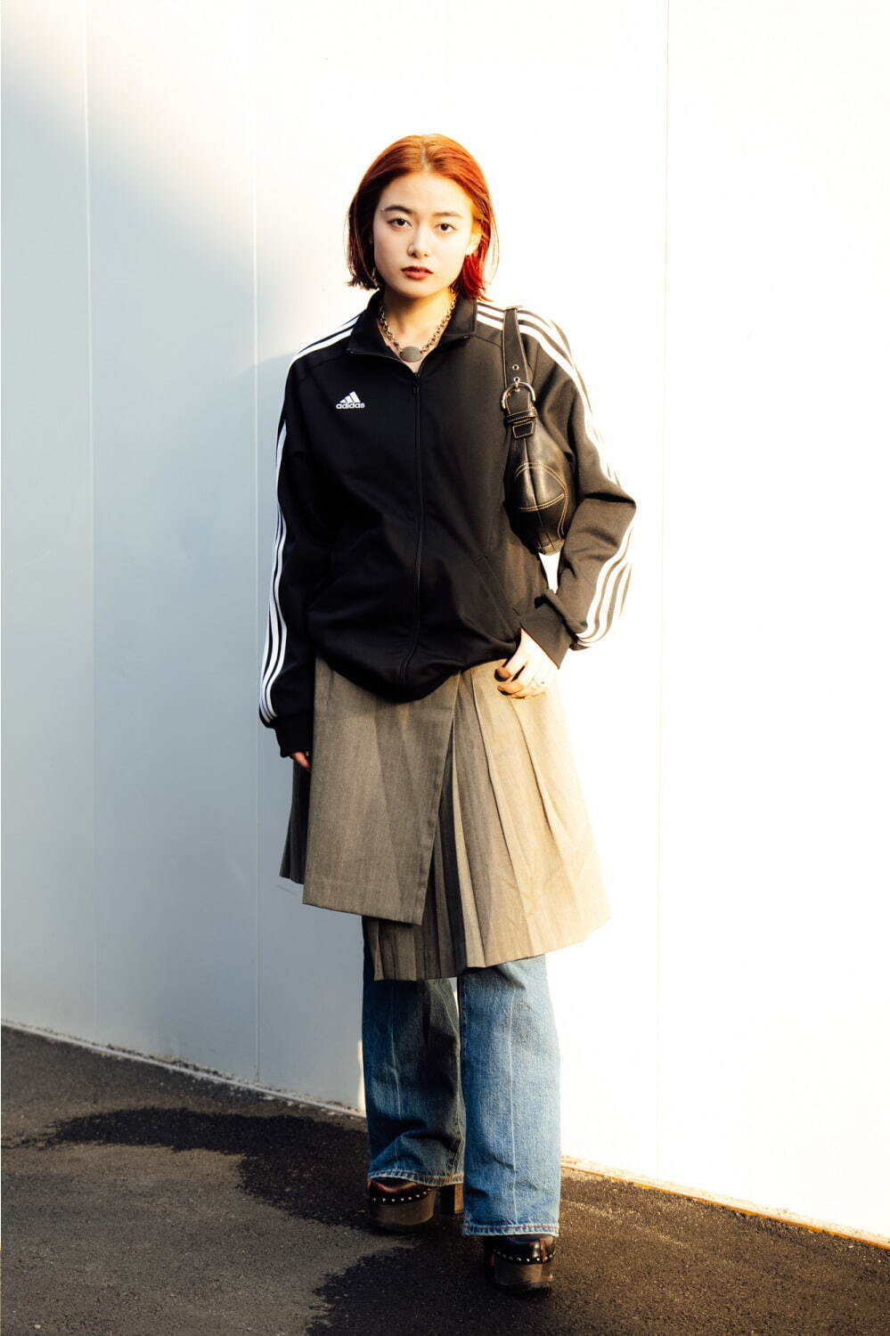 奈良 歩実さん - アディダス(adidas)、古着(ユーズド)(USED)｜原宿ストリートスナップ - 写真2