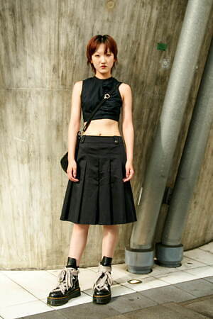 凪さん - ガニー(GANNI)、古着(ユーズド)(USED)｜渋谷ストリートスナップ - 写真1