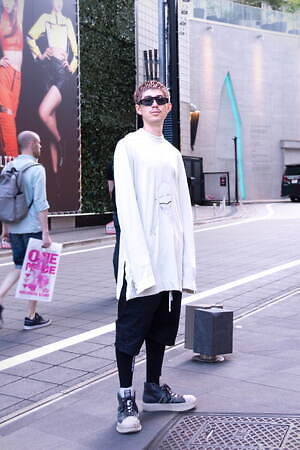 指尾 正海さん - リック・オウエンス(Rick Owens)、アディダス バイ リック・オウエンス(adidas by Rick Owens)｜原宿ストリートスナップ - 写真1