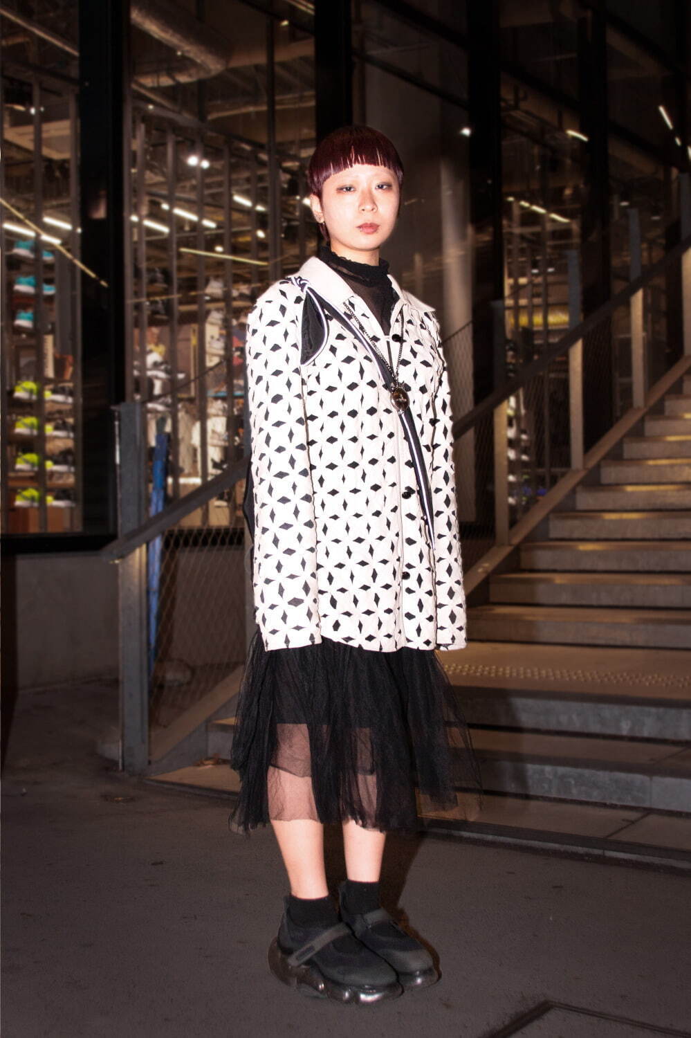 末平 七海さん - 古着(ユーズド)(USED)、グラウンズ(grounds)｜渋谷ストリートスナップ2