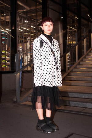 末平 七海さん - 古着(ユーズド)(USED)、グラウンズ(grounds)｜渋谷ストリートスナップ - 写真2