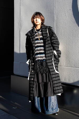 鳴海 優斗さん - サルバム(sulvam)、ターク(TAAKK)｜原宿ストリートスナップ - 写真1