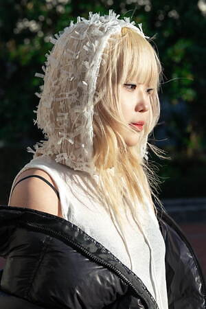 キム ハビンさん - ザ・ノース・フェイス(THE NORTH FACE)、ディーゼル(DIESEL)｜原宿ストリートスナップ - 写真3