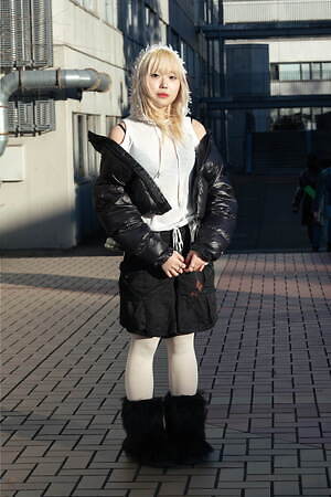 キム ハビンさん - ザ・ノース・フェイス(THE NORTH FACE)、ディーゼル(DIESEL)｜原宿ストリートスナップ - 写真1