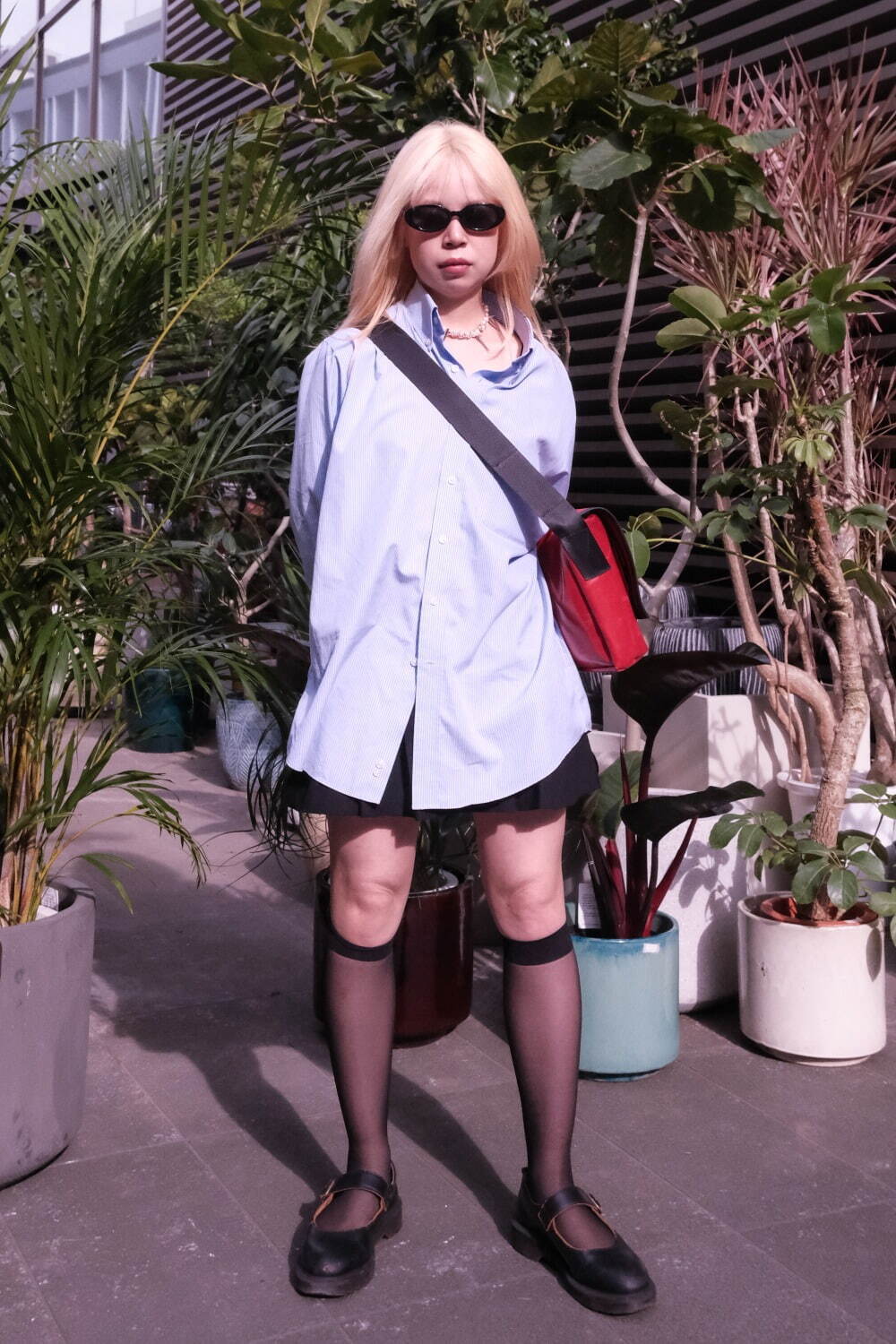 黒瀧 こはるさん - ドクターマーチン(Dr. Martens)、ザラ(ZARA)｜青山・表参道ストリートスナップ1