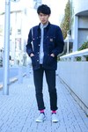 田中 諒さん - カーハート(CARHARTT)、N.ハリウッド(N.HOOLYWOOD)｜原宿ストリートスナップ1