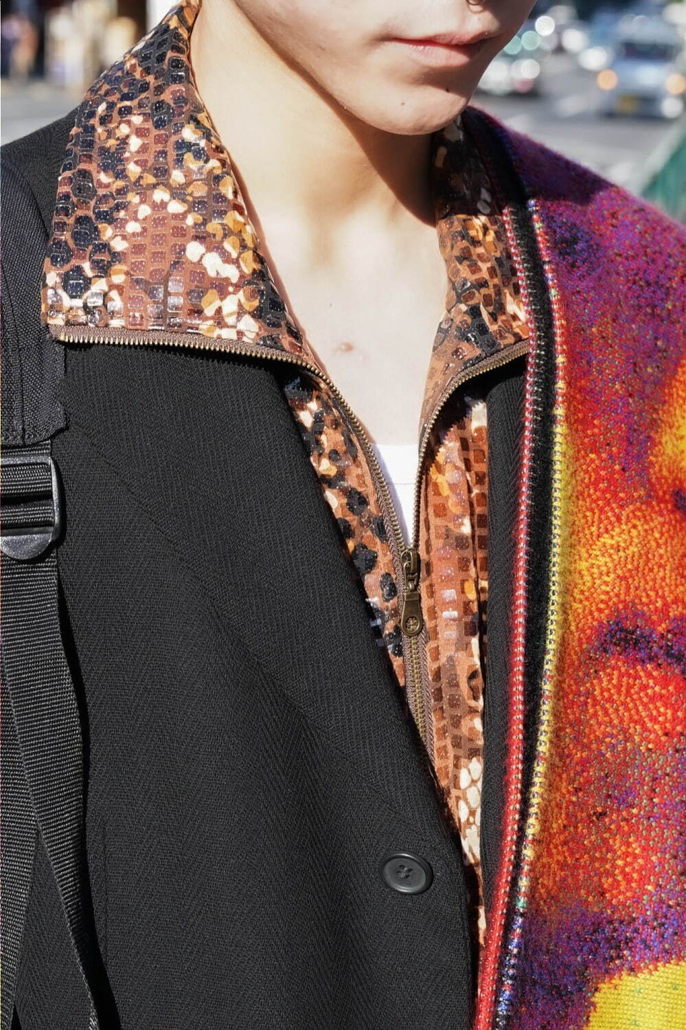 月輪 天空さん - ジョルジオ アルマーニ(Giorgio Armani)、古着(ユーズド)(USED)｜原宿ストリートスナップ - 写真2