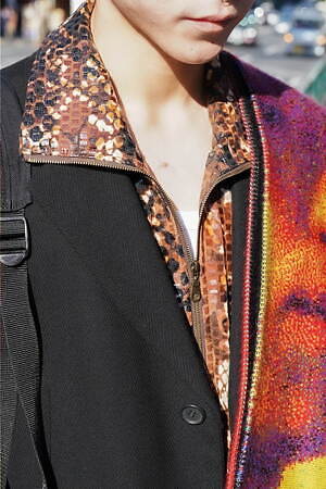 月輪 天空さん - ジョルジオ アルマーニ(Giorgio Armani)、古着(ユーズド)(USED)｜原宿ストリートスナップ - 写真2