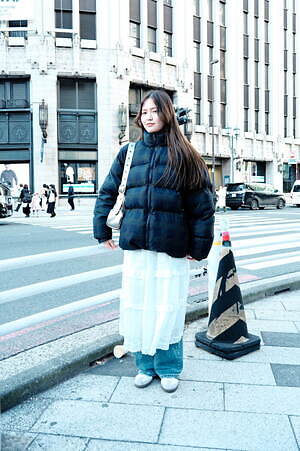 佐藤 珠瑞さん - ユニクロ(UNIQLO)、アディダス(adidas)｜新宿ストリートスナップ - 写真1