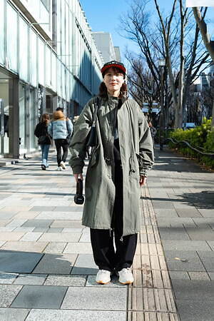 高橋 ゆずきさん - ラコステ(LACOSTE)、ジーユー(GU)｜青山・表参道ストリートスナップ - 写真1