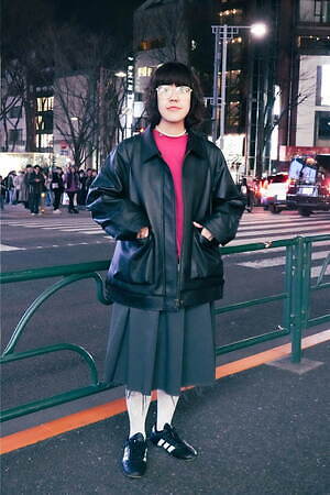 新村 舞佳さん - マウジー(MOUSSY)、アディダス(adidas)｜原宿ストリートスナップ - 写真1