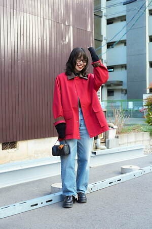 佐藤 茉也加さん - オーラリー(AURALEE)、アンスクリア(INSCRIRE)｜栄ストリートスナップ - 写真1