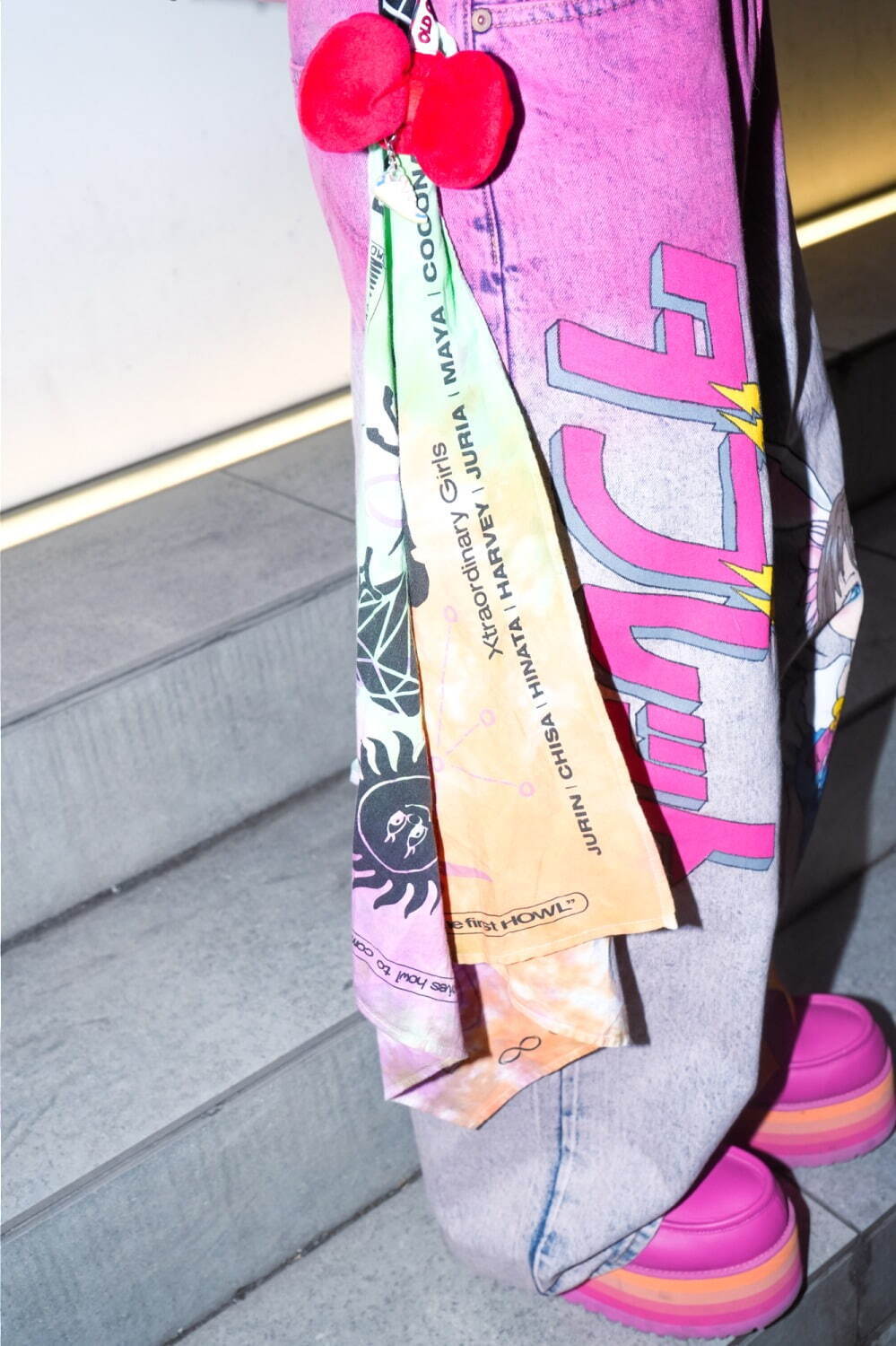 斉 理華さん - ダブレット(doublet)、アナ スイ(ANNA SUI)|原宿ストリートスナップ5