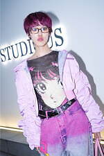 斉 理華さん - ダブレット(doublet)、アナ スイ(ANNA SUI)｜原宿ストリートスナップ3