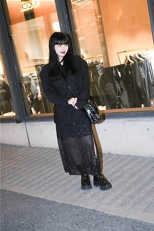 きらりさん - マリーン セル(MARINE SERRE)、プラダ(PRADA)｜原宿ストリートスナップ - 写真2