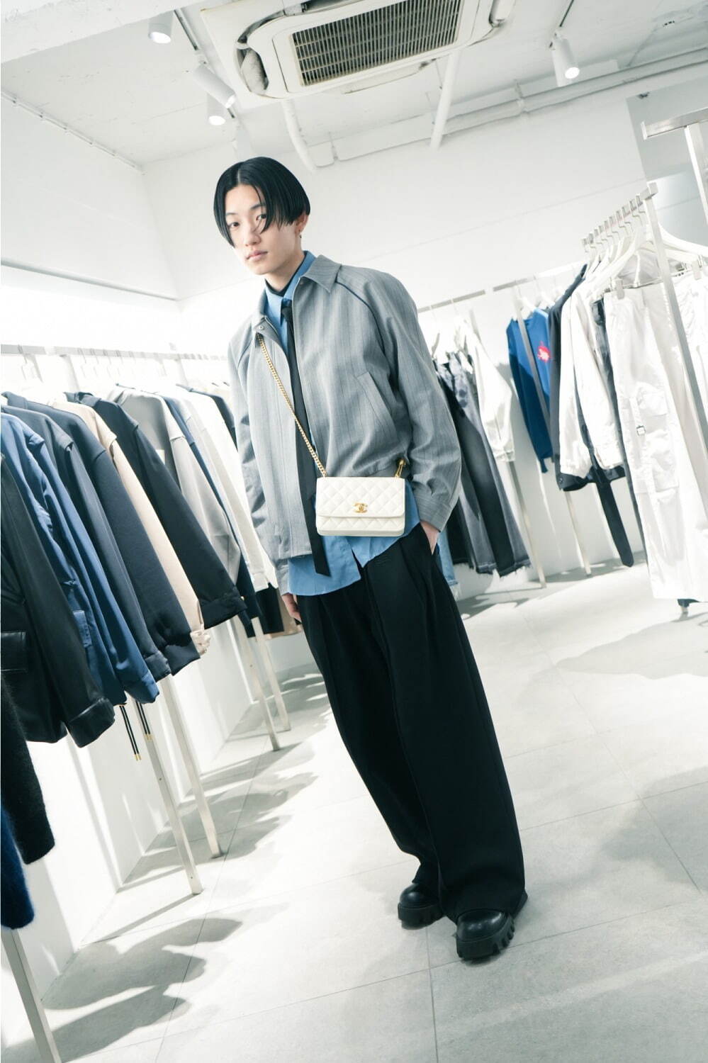 ASAHIさん - シャネル(CHANEL)、ザラ(ZARA)｜原宿ストリートスナップ1