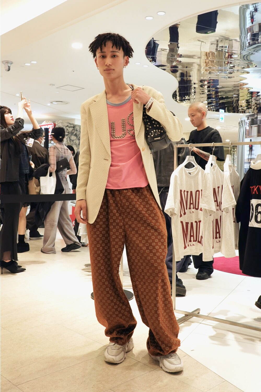 長内 優太さん - コム デ ギャルソン(COMME des GARÇONS)、ナイキ(NIKE)｜阪急梅田ストリートスナップ1