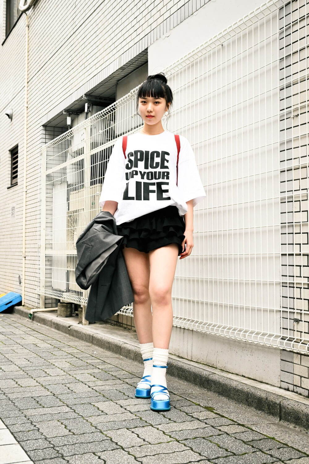 藤井 さくらさん - ザラ(ZARA)、エイチ＆エム(H&M)｜渋谷ストリートスナップ1
