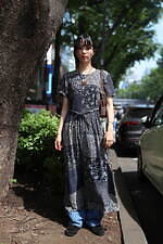 水島 璃子さん - 古着(ユーズド)(USED)、エルメス(HERMÈS)｜原宿ストリートスナップ1