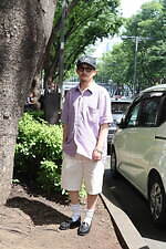 水島 優雅さん - ディッキーズ(Dickies)、エルメス(HERMÈS)｜原宿ストリートスナップ1
