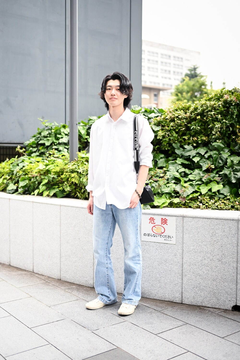 大貴さん - コム デ ギャルソン(COMME des GARÇONS)、プラダ(PRADA)｜青山・表参道ストリートスナップ2