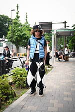 清水 冬真さん - モンクレール(MONCLER)、アンダーカバー(UNDERCOVER)｜原宿ストリートスナップ1