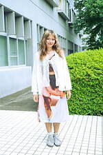 ステファニーさん - ラコステ(LACOSTE)、アディダス(adidas)｜国分寺ストリートスナップ1