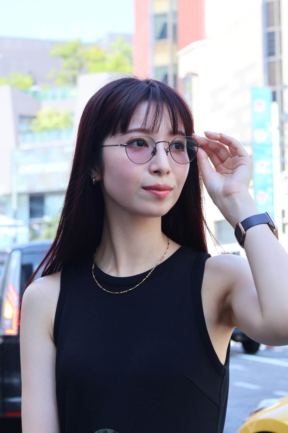 島 里沙子さん - アンスリード(UN3D.)、ドクターマーチン(Dr. Martens)｜原宿ストリートスナップ - 写真3