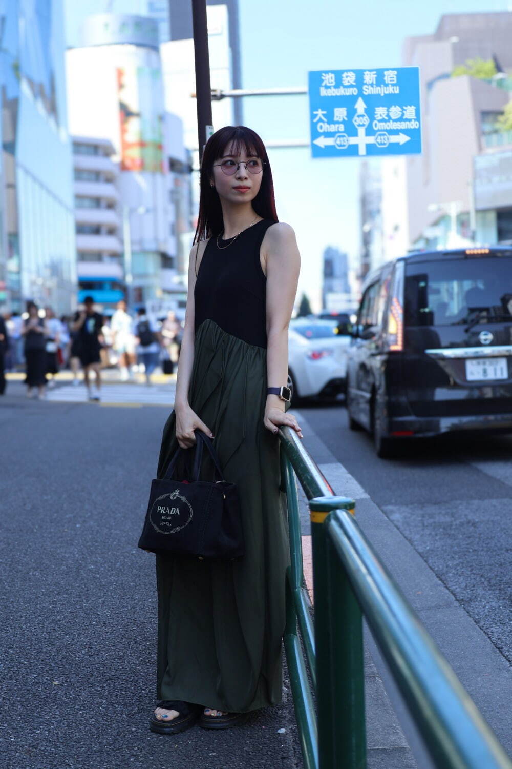 島 里沙子さん - アンスリード(UN3D.)、ドクターマーチン(Dr. Martens)｜原宿ストリートスナップ - 写真2