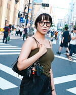 市川さん - ユニクロ(UNIQLO)、ジーナシス(JEANASIS)｜新宿ストリートスナップ3