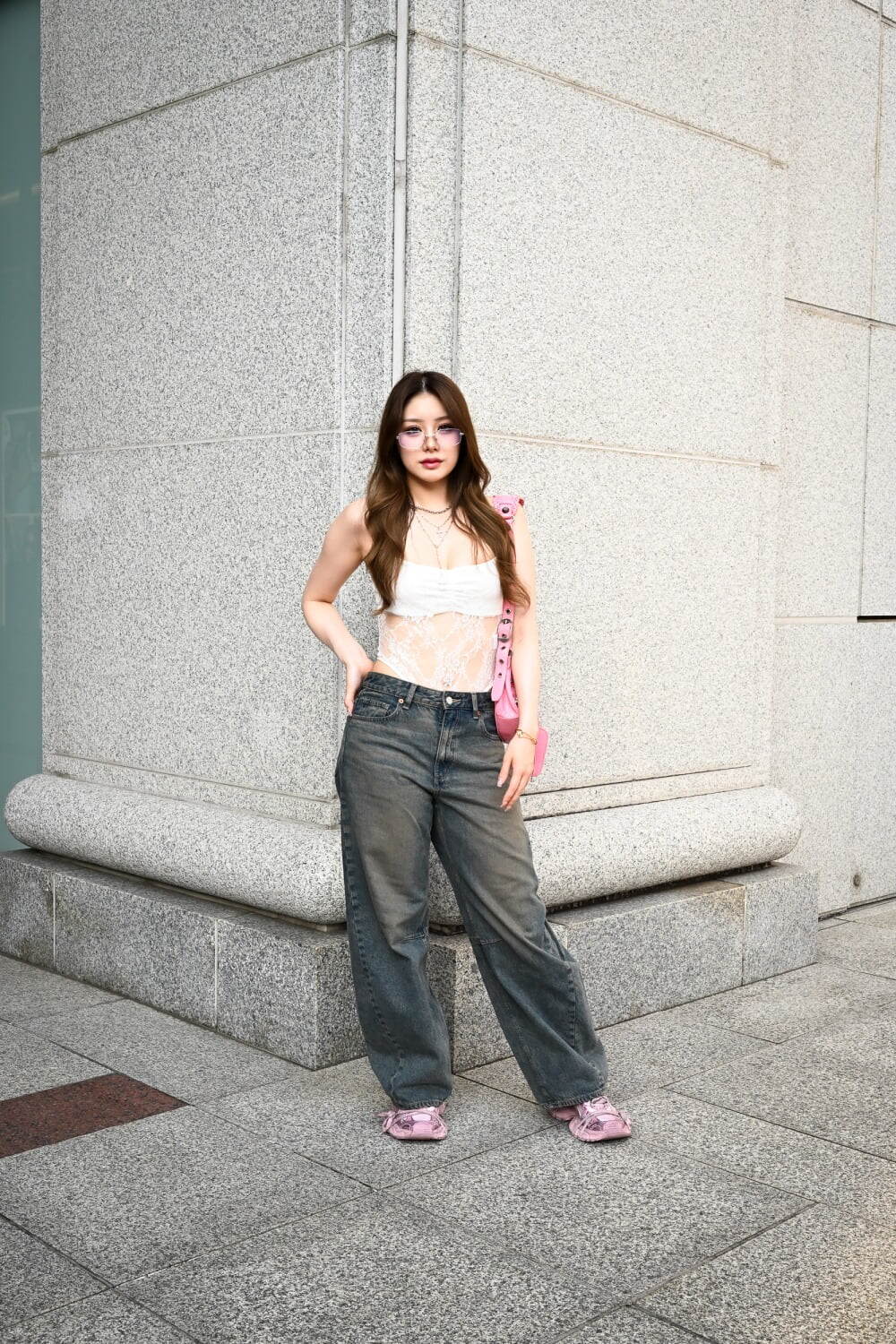 福田 ひかりさん - ジーユー(GU)、バレンシアガ(BALENCIAGA)｜青山・表参道ストリートスナップ - 写真2