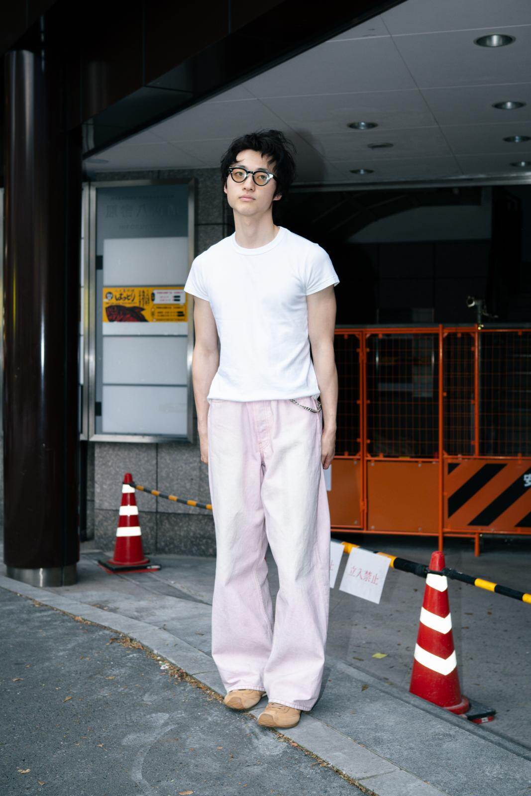 大尚さん - アクネ ストゥディオズ(Acne Studios)、無印良品(MUJI)｜原宿ストリートスナップ1